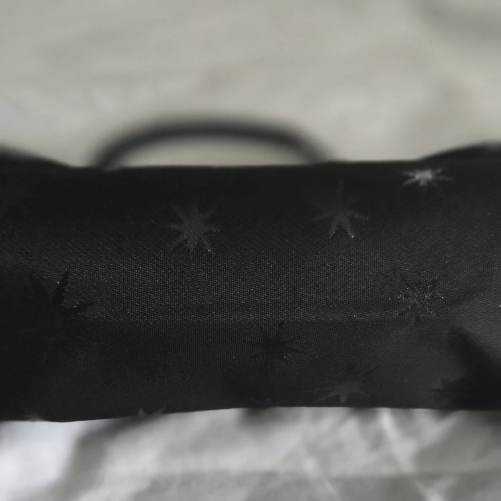 Longchamp Le Pliage Mini Top Handle Cosmetic Pouch Case w/ Stars Black NWT - Picture 5 of 9